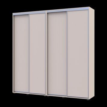 Skriňa s posuvn&yacute;mi dvermi Doros Sigma Slim Ka&scaron;m&iacute;r 2+2 DTD 210x45x214.4 (42005588) 42005588 foto