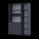 Skriňa na oblečenie Doros Thorn Antracit 3 DTD/3Z police 135x51.6x200 (44900494) 44900494 foto 4