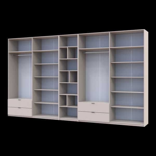 &Scaron;atn&iacute;kov&aacute; skriňa Doros Lukas Ka&scaron;m&iacute;r s reg&aacute;lom 4+4 dvere 420x50x240 (42005942) 42005942 foto
