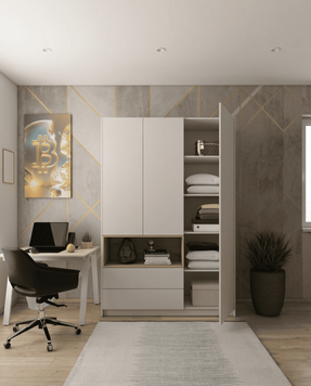 &Scaron;atn&iacute;kov&aacute; skriňa s v&yacute;klenkom Doros Dale Ka&scaron;m&iacute;r /Dub Artisan 3 dvere 150x52x220 (80737726) 80737726 foto