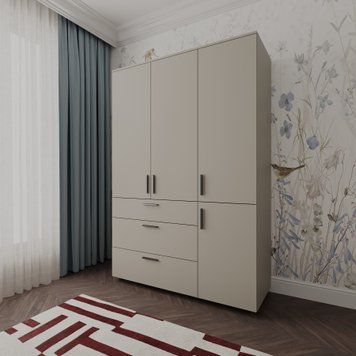 Skriňa na oblečenie Doros Thorn Ka&scaron;m&iacute;r 3 DTD/3Z tyč 135x51.6x200 (44900497) 44900497 foto