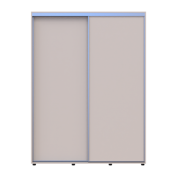 Skriňa s posuvn&yacute;mi dvermi Doros Sigma Slim Ka&scaron;m&iacute;r 2 DTD 160x60x214.4 (42005459) 42005459 foto