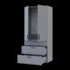 Skriňa na oblečenie Doros Thorn Siv&aacute; 2 DTD/3Z tyč 90x51.6x200 (44900441) 44900441 foto 2