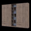 &Scaron;atn&iacute;kov&aacute; skriňa Doros Lukas Cremona Cannolo s reg&aacute;lom 3+3 dvere 300x50x240 (42005969) 42005969 foto