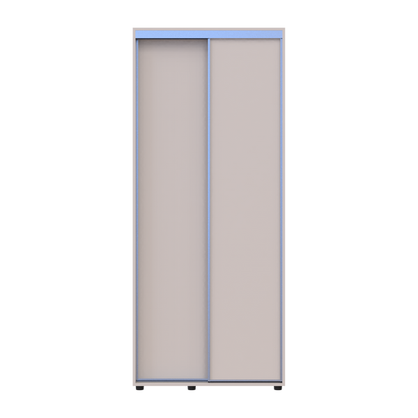 Skriňa s posuvn&yacute;mi dvermi Doros Sigma Slim Ka&scaron;m&iacute;r 2 DTD 90x45x214.4 (42005443) 42005443 foto