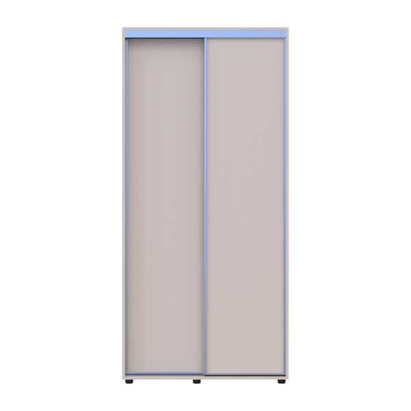 Skriňa s posuvn&yacute;mi dvermi Doros Sigma Slim Ka&scaron;m&iacute;r 2 DTD 100x45x214.4 (42005444) 42005444 foto