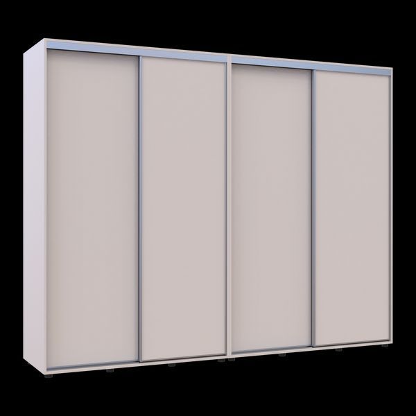 Skriňa s posuvn&yacute;mi dvermi Doros Sigma Slim Ka&scaron;m&iacute;r 2+2 DTD 270x60x214.4 (42005601) 42005601 foto