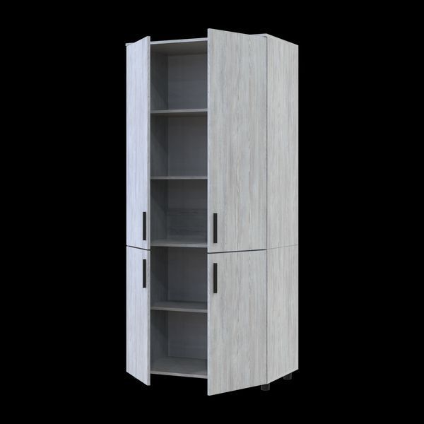Skriňa na oblečenie Doros Thorn Borovica Natti 2 DTD police 90x51.6x200 (44900432) 44900432 foto