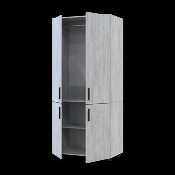 Skriňa na oblečenie Doros Thorn Borovica Natti 2 DTD tyč 90x51.6x200 (44900431) 44900431 foto