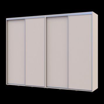 Skriňa s posuvn&yacute;mi dvermi Doros Sigma Slim Ka&scaron;m&iacute;r 2+2 DTD 280x60x214.4 (42005603) 42005603 foto