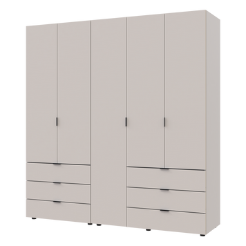 &Scaron;atn&iacute;kov&aacute; skriňa Doros Gelar Ka&scaron;m&iacute;r set 2+3 dvere 193,7x49,5x203,4 (80737638) 2209586019 foto
