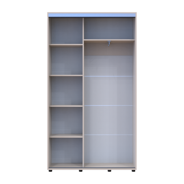 Skriňa s posuvn&yacute;mi dvermi Doros Sigma Slim Ka&scaron;m&iacute;r 2 DTD 120x45x214.4 (42005446) 42005446 foto
