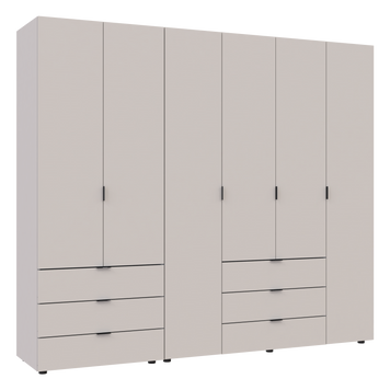 &Scaron;atn&iacute;kov&aacute; skriňa Doros Gelar Ka&scaron;m&iacute;r set 2+4 dvere 232,5x49,5x203,4 (80737639) 2209594125 foto