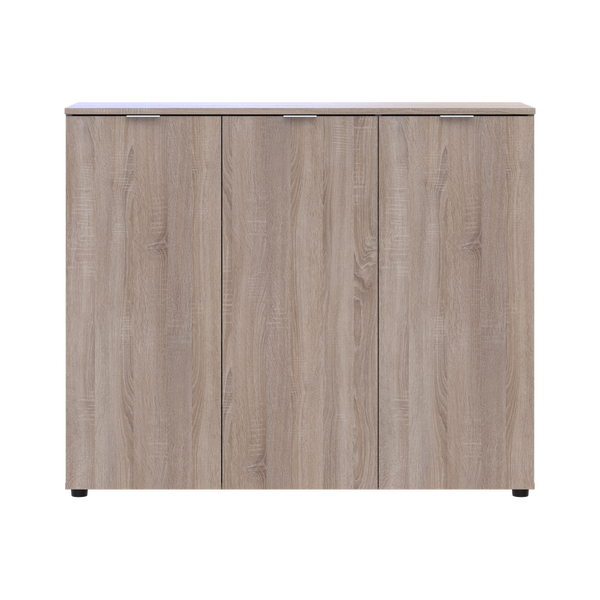 Komoda Doros Ron 6, 3 dvierka Dub sonoma 120х38х100 (41516297) 41516297 foto