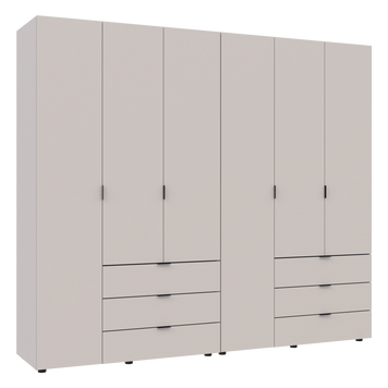 &Scaron;atn&iacute;kov&aacute; skriňa Doros Gelar Ka&scaron;m&iacute;r set 3+3 dvere 232,4x49,5x203,4 (80737640) 2209625385 foto