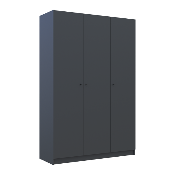 Skriňa na oblečenie Doros Promo Grafit 3 dvere 135x48x204 (44900233) 1933380494 foto