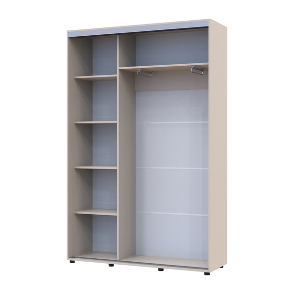 Skriňa s posuvn&yacute;mi dvermi Doros Sigma Slim Ka&scaron;m&iacute;r 2 DTD 140x45x214.4 (42005448) 42005448 foto