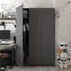 Skriňa na oblečenie Doros Promo Grafit 3 dvere 135x48x204 (44900233) 1933380494 foto 1