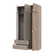 &Scaron;atn&iacute;kov&aacute; skriňa Doros Lukas Dub Sonoma/Dub Sonoma 3 dvere 135&times;50&times;240 (80737803) 2535016770 foto