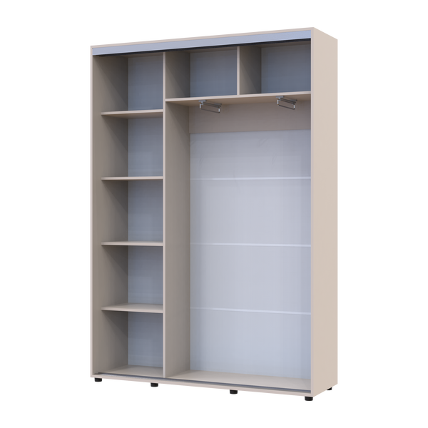 Skriňa s posuvn&yacute;mi dvermi Doros Sigma Slim Ka&scaron;m&iacute;r 2 DTD 150x45x214.4 (42005449) 42005449 foto