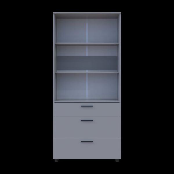 Skriňa na oblečenie Doros Thorn Siv&aacute; 2 DTD/3Z police 90x51.6x200 (44900442) 44900442 foto