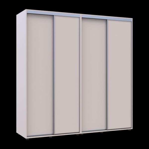 Skriňa s posuvn&yacute;mi dvermi Doros Sigma Slim Ka&scaron;m&iacute;r 2+2 DTD 210x60x214.4 (42005589) 42005589 foto