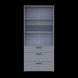 Skriňa na oblečenie Doros Thorn Siv&aacute; 2 DTD/3Z police 90x51.6x200 (44900442) 44900442 foto 6