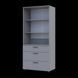 Skriňa na oblečenie Doros Thorn Siv&aacute; 2 DTD/3Z police 90x51.6x200 (44900442) 44900442 foto 4