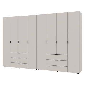 &Scaron;atn&iacute;kov&aacute; skriňa Doros Gelar Ka&scaron;m&iacute;r set 4+4 dvere 310x49,5x203,4 (80737642) 2209631959 foto