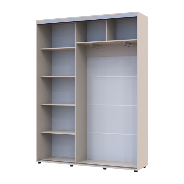 Skriňa s posuvn&yacute;mi dvermi Doros Sigma Slim Ka&scaron;m&iacute;r 2 DTD 160x45x214.4 (42005450) 42005450 foto