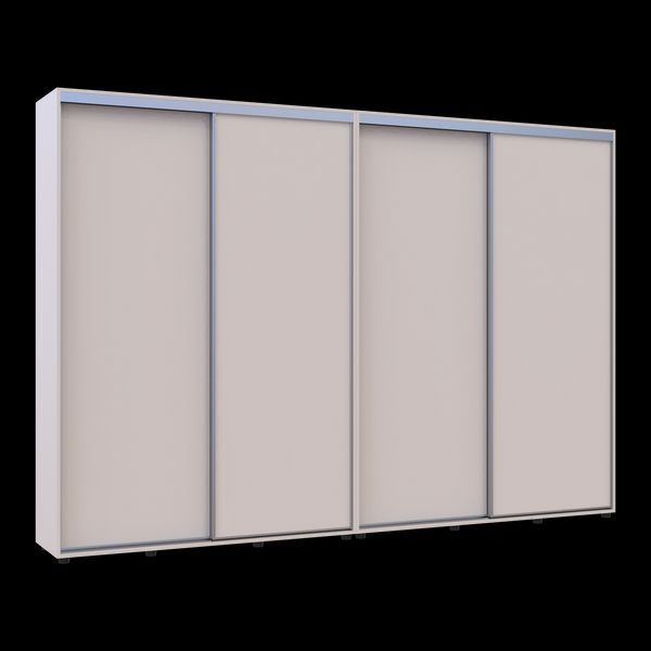 Skriňa s posuvn&yacute;mi dvermi Doros Sigma Slim Ka&scaron;m&iacute;r 2+2 DTD 310x45x214.4 (42005608) 42005608 foto