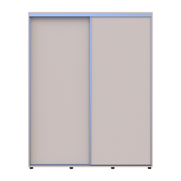Skriňa s posuvn&yacute;mi dvermi Doros Sigma Slim Ka&scaron;m&iacute;r 2 DTD 170x45x214.4 (42005451) 42005451 foto