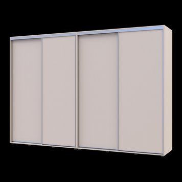 Skriňa s posuvn&yacute;mi dvermi Doros Sigma Slim Ka&scaron;m&iacute;r 2+2 DTD 310x60x214.4 (42005609) 42005609 foto