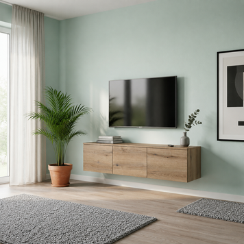 TV skrinka Doros Levia Dub Evok 3 dvere 130&times;35&times;33 (41516290) 41516290 foto