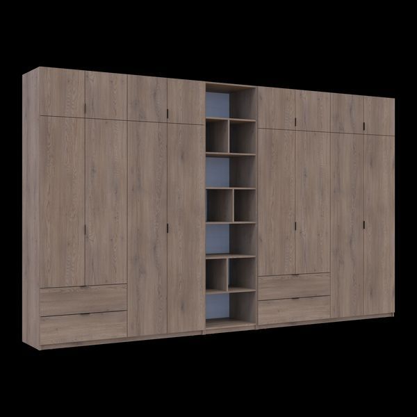 &Scaron;atn&iacute;kov&aacute; skriňa Doros Lukas Cremona Cannolo s reg&aacute;lom 4+4 dvere 400x50x240 (42005977) 42005977 foto