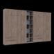 &Scaron;atn&iacute;kov&aacute; skriňa Doros Lukas Cremona Cannolo s reg&aacute;lom 4+4 dvere 400x50x240 (42005977) 42005977 foto 6