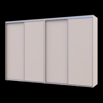 Skriňa s posuvn&yacute;mi dvermi Doros Sigma Slim Ka&scaron;m&iacute;r 2+2 DTD 320x60x214.4 (42005611) 42005611 foto