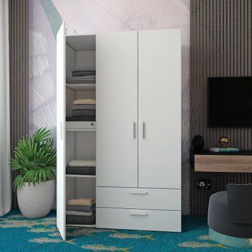 Skriňa na oblečenie Doros Ektor Biela 3 dvere 116х49.5х180 (80737076) 80737076 foto