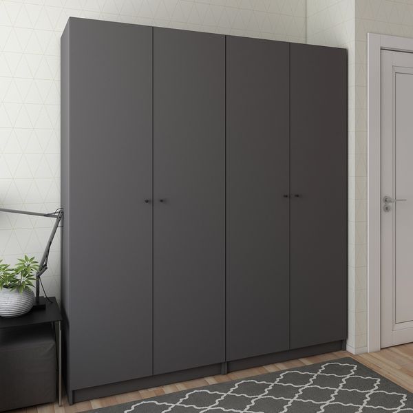 Komplet Doros Promo s policami Grafit, 2+2 LDTD 180x48x204 (44900289) 2285119817 foto