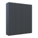 Komplet Doros Promo s policami Grafit, 2+2 LDTD 180x48x204 (44900289) 2285119817 foto 8