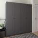 Komplet Doros Promo s policami Grafit, 2+2 LDTD 180x48x204 (44900289) 2285119817 foto 3