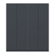 Komplet Doros Promo s policami Grafit, 2+2 LDTD 180x48x204 (44900289) 2285119817 foto 6