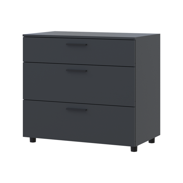 Komoda Doros Thorn Antracit 3Z 90&times;51,6&times;80 (41510161) 41510161 foto
