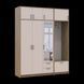 &Scaron;atn&iacute;kov&aacute; skriňa Doros Rondi s ve&scaron;iakom, zrkadlom a nadstavbou Dub Artisan/Ka&scaron;m&iacute;r 3 DTD 181x52x236 (42005286) 2858068470 foto 5