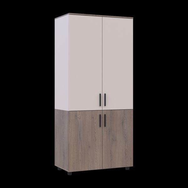 Skriňa na oblečenie Doros Thorn Cremona Cannolo/Ka&scaron;m&iacute;r 2 DTD police 90x51.6x200 (44900452) 44900452 foto