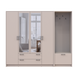 &Scaron;atn&iacute;kov&aacute; skriňa Doros Rondi s ve&scaron;iakom a zrkadlom Ka&scaron;m&iacute;r 4 DTD 220х52х195 (42005402) 42005402 foto 4