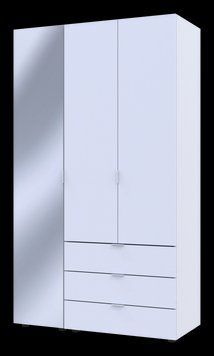 Skriňa na oblečenie Doros Gelar Biela 2 dvere / Zrkadlo 116,5x49,5x203,4 (42002154) 2149381764 foto