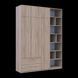 &Scaron;atn&iacute;kov&aacute; skriňa Doros Lukas Dub Sonoma s reg&aacute;lom 3 dvere 180x50x240 (42005943) 42005943 foto 6