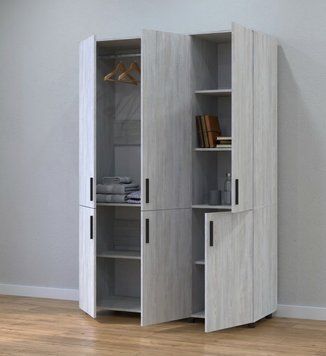Skriňa na oblečenie Doros Thorn Borovica Natti 3 DTD tyč 135x51.6x200 (44900479) 44900479 foto