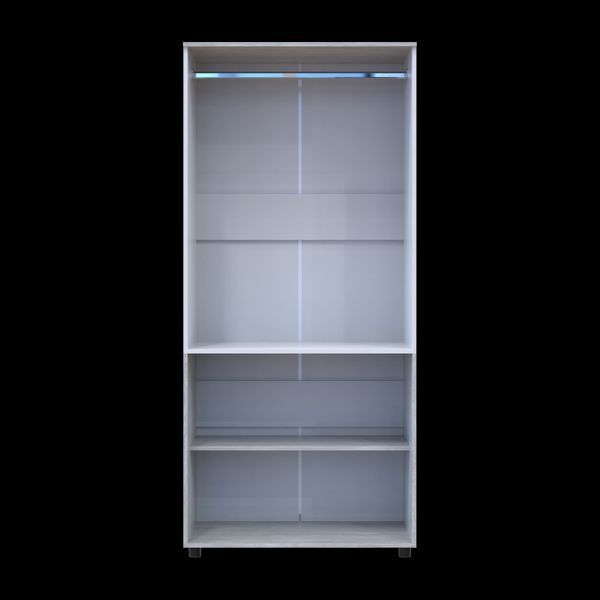 Skriňa na oblečenie Doros Thorn Borovica Natti/Biela 2 DTD tyč 90x51.6x200 (44900459) 44900459 foto